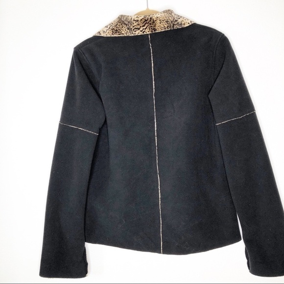 Barrage collection black animal print jacket. Med - Picture 6 of 7